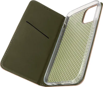 Produktbild von Avizar, Premium Book Cover mit Standfunktion für Apple iPhone 14, Champagnerrosa