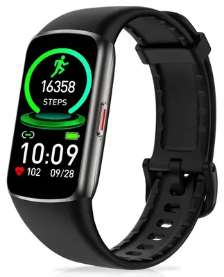 Produktbild von Smartwatch Herren Damen IP68 Wasserdicht mit 24h Herzfrequenz Blutdruck Monitor Schlaf Uhr Sportuhr für iOS Android Schwarz