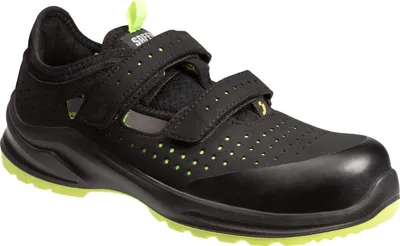 Produktbild von Safety Jogger Sicherheitssandale Modulo S1PS BLK schwarz/gelb, nach EN ISO 20345:2022 + A1:2024, ESD FO SR SC Größe 37