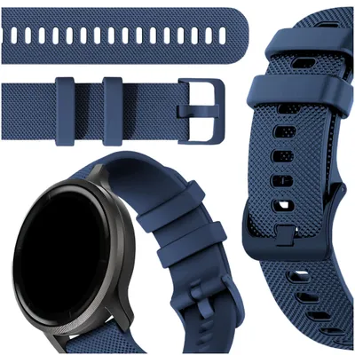 Zdjęcie produktu dla Pasek ChronSmarta do smartwatch'a Samsung Galaxy Watch 4 5 6 7 Classic Pro (Granatowy)