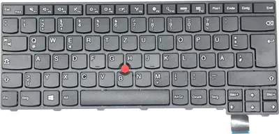 Produktbild von DEUTSCHE - Schwarz Tastatur Keyboard kompatibel für Lenovo ThinkPad T470p 20J60042MZ
