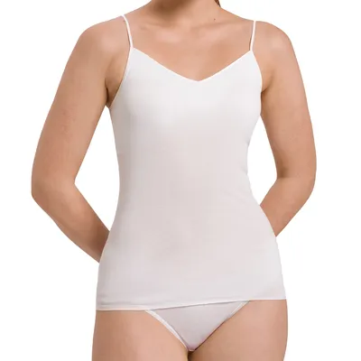 Zdjęcie produktu dla Hanro Bawełna Seamless, Biustonosz tank top, Dorosły, Damski, Biały, L, Bawełna