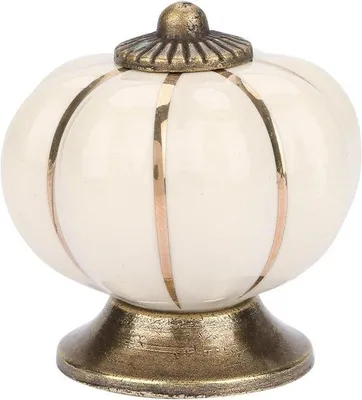 Produktbild von Keramische Kastladegriffe in Beige für Vintage-Möbel
