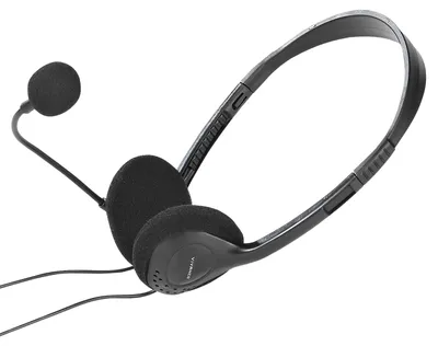 Produktbild von VIVanco™Ultraleichtes Stereo-Headset mit Lautstärkeregler und Mikrofon