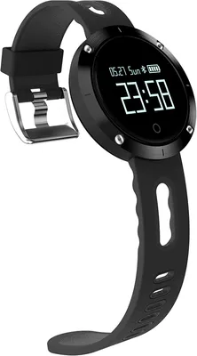Produktbild von Smartwatch DM58 mit 0.95 Zoll Display, Schwarz, IP67 wasserdicht, Herzfrequenz & Schlafüberwachung