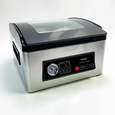 Immagine prodotto di Maxxo VM ChamberLine 70 Apparecchio professionale per il vuoto a campana 70 l/min Sigillatrice sottovuoto in acciaio inox