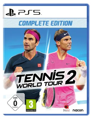 Produktbild von NACON Tennis World Tour 2, PlayStation 5, Multiplayer-Modus, E (Jeder)