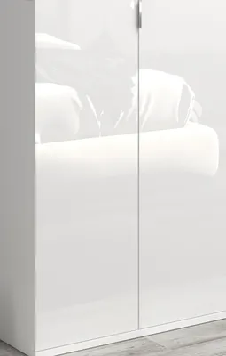 Produktbild von Sideboard "SystemX" weiß Hochglanz Kommode Mehrzweckschrank 183 x 99 cm