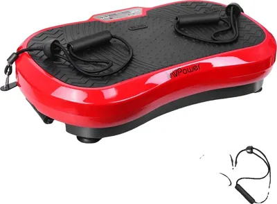 Produktbild von Vibrationsplatte, 3D-Vibrationstechnologie, Fernbedienung, Rot