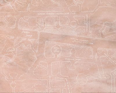 Harry Potter - bedruckt, "Marauders Map" PM6628 (60 cm x 80 cm) (Braun/Weiß)