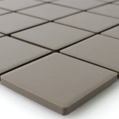 Produktbild von Keramik Mosaikfliesen Grau Miranda Unglasiert R10 Matt Q47