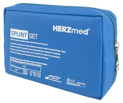 Produktbild von Gramm Medical Splintschienen-Set mit Tasche, 4-teilig