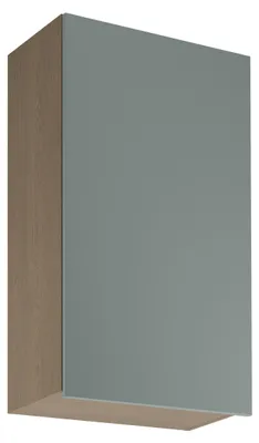 Image de Armoire haute de cuisine SALERNO - largeur 60 cm, vert tempête baltique