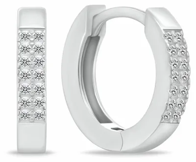 Immagine prodotto di Orecchini tondi senza tempo in argento EA342W