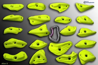Produktbild von Klettergriffe-Set von MoVe in der Farbe Grün