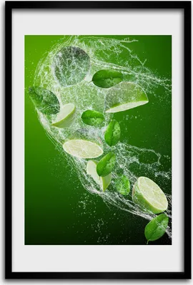 Produktbild von Bild - Bilderrahmen - 40 cm x 60 cm - MDF - Rahmen - Wandkunst - Limes