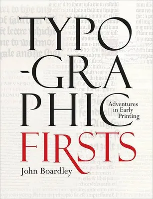 Zdjęcie produktu dla Typographic Firsts