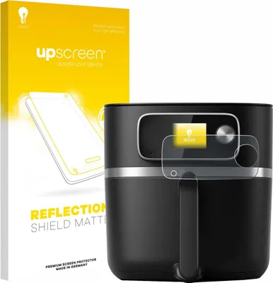 Produktbild von upscreen Schutzfolie für Philips Airfryer HD9880/90 Displayschutz Displayschutzfolie Folie Matt Entspiegelungsfolie