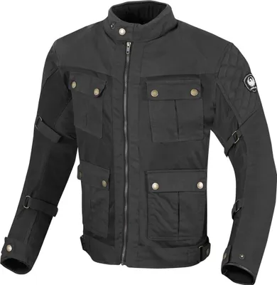 Produktbild von Merlin Chigwell Utility Motorrad Wachsjacke, schwarz, 2XL