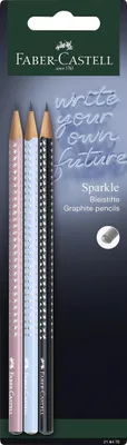 Obrázok produktu pre Faber-Castell 218470, Čierna, Modrá, Ružová, Blistr, 3 kusov