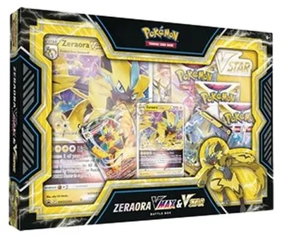 Zdjęcie produktu dla Pokemon Zeraora VMAX & VSTAR Battle Box German