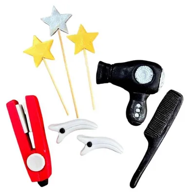 Produktbild von Zuckerdekoration Friseurset - K Decor