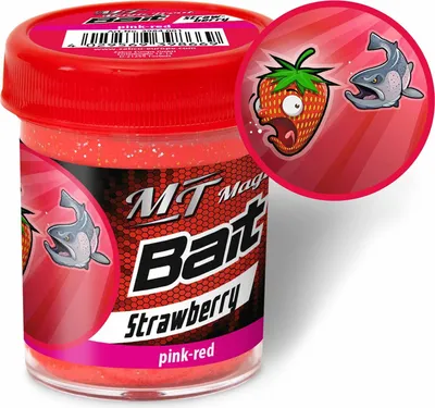 Produktbild von Magic Trout Trout Bait pink rot Erdbeere 50g