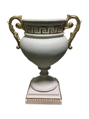Produktbild von ANTIKES WOHNDESIGN  Griechische Vase/Pokalvase/Blumenschale H: 46 cm