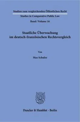 Image de Staatliche Überwachung im deutsch-französischen Rechtsvergleich