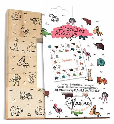 Image de Tampon Doodlers - animaux