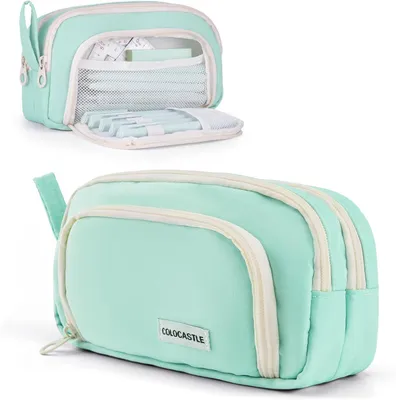 Produktbild von Große Pennenhalter mit 3 Fächern, 21x12x17 cm, für Schule und Büro