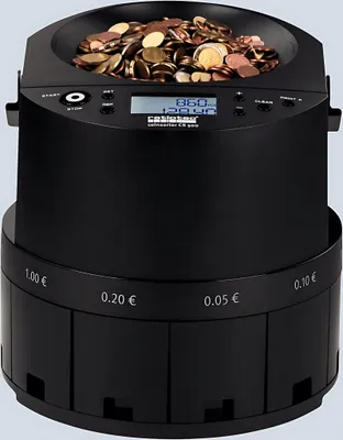 Image de ratiotec Compteur de pièces euro "coinsorter CS 500" noir