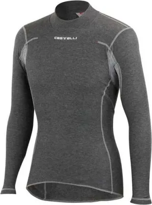 Produktbild von Castelli Flanders Warm Langarm-baselayer Grau M Herren Grau M
