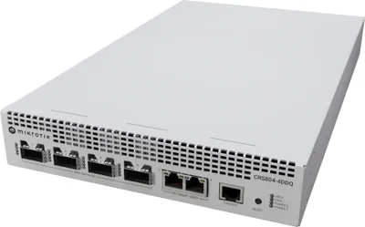 Produktbild von Mikrotik CRS804-4DDQ-HRM, 10G Ethernet (100/1000/10000)