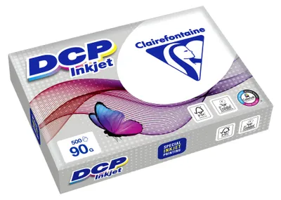 Produktbild von Clairefontaine DCP Inkjet 50703C Tintenstrahlpapier 90g/m² - 500 Blatt weiß