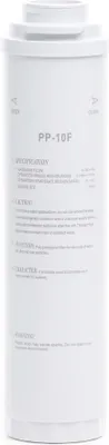 Produktbild von Naturewater PP-10F Sedimentfilter 10 Zoll (254 mm) 5 µ Ersatz Wasserfilter, Vorfilter zur Schnellmontage, Ersatz Filterkartusche, Hauswasserfilter