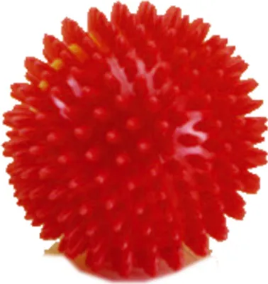Produktbild von Weplay KT3306 Massageball Igelball Noppenball, rot 9cm, rot