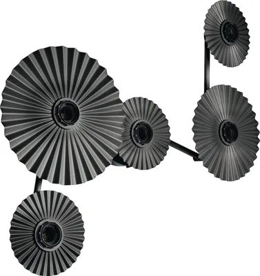 Produktbild von OSRAM 4058075851993 DECOR Plisse Wandleuchte 5 Fassungen E27 grau