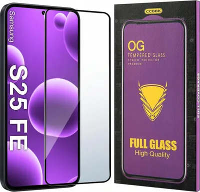 Immagine prodotto di Vetro TEMPERATO 5D per Samsung S25 FE OG PREMIUM INTERO SCHERMO COMPLETO