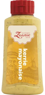Produktbild von Van Wijngaarden Zaanse Kerrie Mayonnaise 325g – Würzige Curry-Mayonnaise, cremig und aromatisch