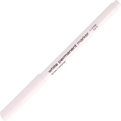 Produktbild von PERMANENT DÜNNER WEISSER MARKER runder wasserfester Marker 2 mm Koh-I-Noor