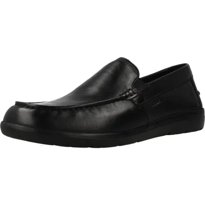 Produktbild von GEOX Slipper LEITAN, Glattleder, Schwarz, Herren