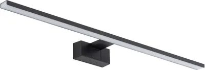 Produktbild von Wandleuchte Aluminium LED IP44 B: 80 cm Schwarz neutralweiß 4000 K 1100 lm Modern Wandlampe