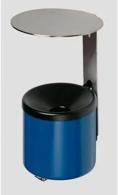 Immagine prodotto di Portacenere adesivo da parete, colore blu "Enzian", capacità 2,4 litri