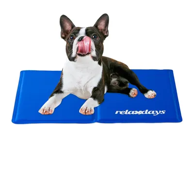 Produktbild von relaxdays Kühlmatte Hund blau