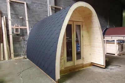 Productafbeelding van Kampeerhut, recreatiewoning, tiny house, natuurhut, houten hut, stacaravan
