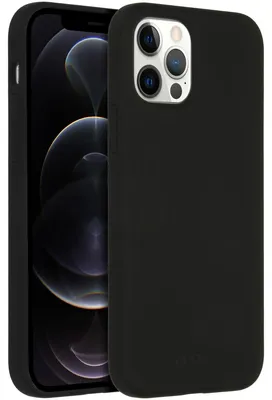 Immagine prodotto di Custodia in silicone liquido Accezz con MagSafe iPhone 12 (Pro) - Nero