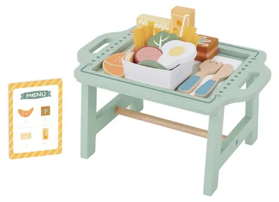 Produktbild von Tooky Toy Frühstücksspielset - Holz | Holzspielzeug