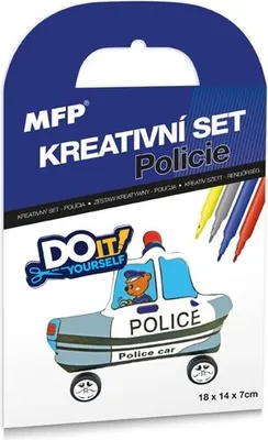 Produktbild von Kreativset - Polizei - Aufblasauto