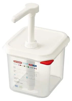 Immagine prodotto di Dispenser per salse ARAVEN GN 1/6, polipropilene, capacità: 2,6 litri